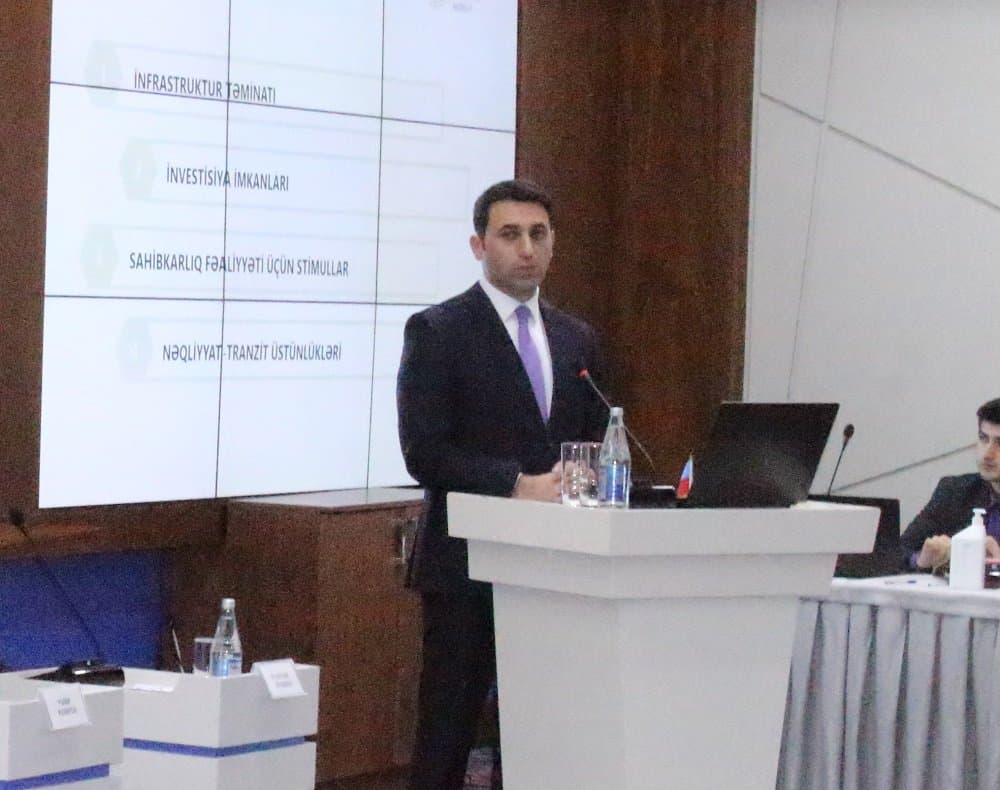 “İşğaldan azad olunmuş ərazilərin investisiya cəlbediciliyi” mövzusunda elmi-praktik konfrans keçirilib 11
