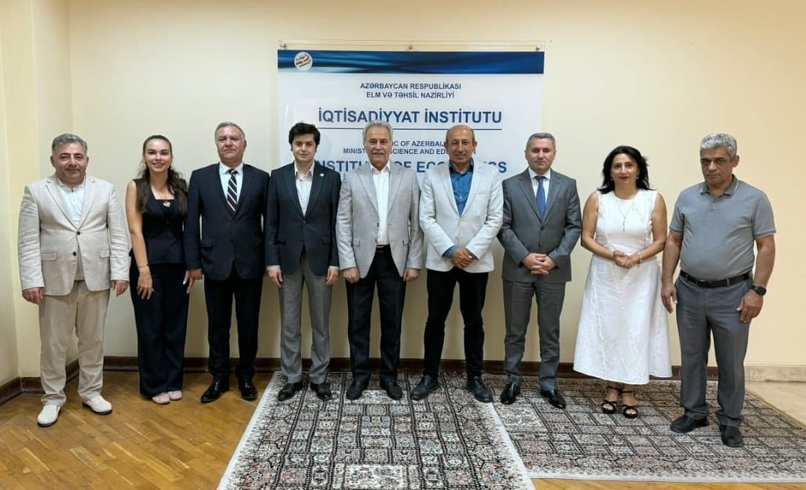 İqtisadiyyat İnstitutunda Türkiyə nümayəndə heyəti ilə görüş keçirilib 3